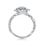 Pierścionek białe złoto z diamentami AJPZ_145